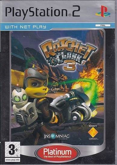 Ratchet & Clank 3 - Platinum - PS2 (B Grade) (Genbrug)